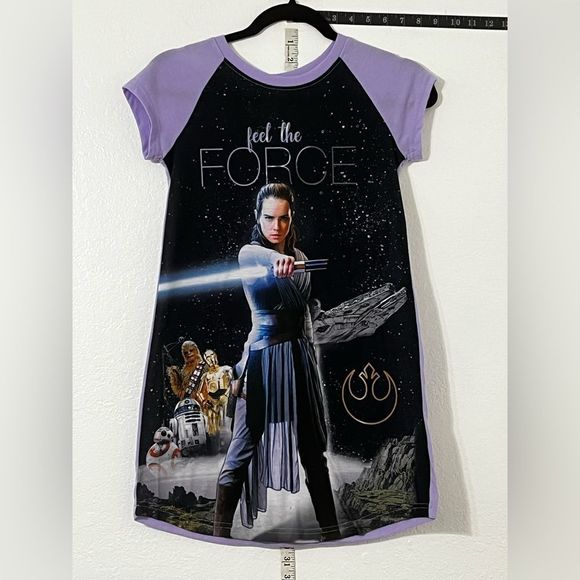 Big Girls‎ Size 12 Star Wars Rey Nightgown - Picture 3 of 10